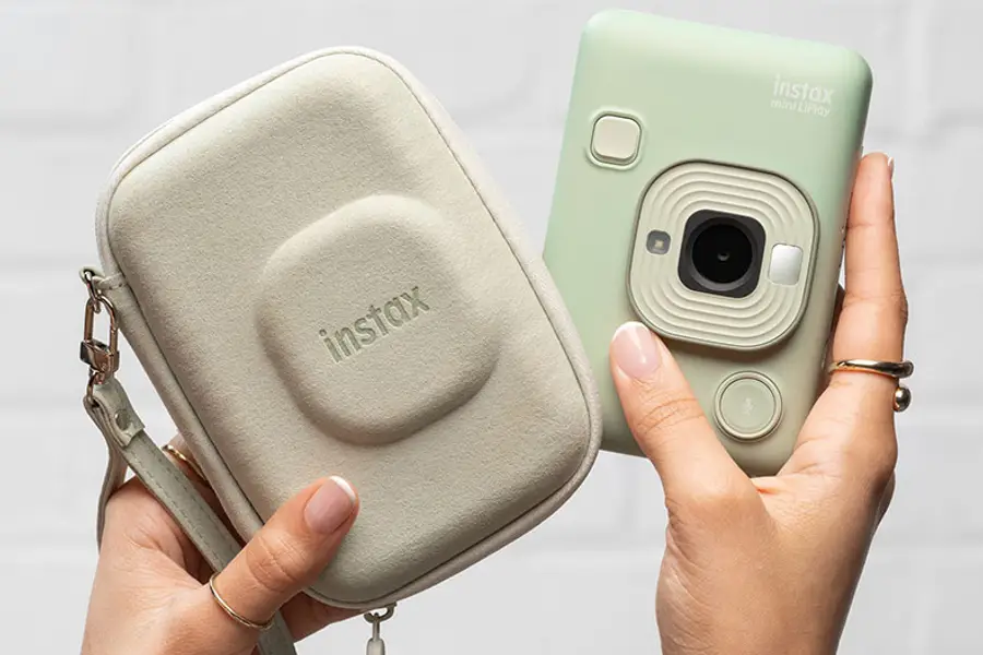 FujiFilm Instax mini LiPlay Camera Case Matcha Green
